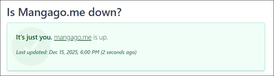 is mangago down today