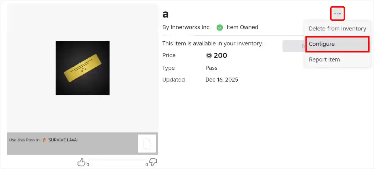roblox passes configure pc