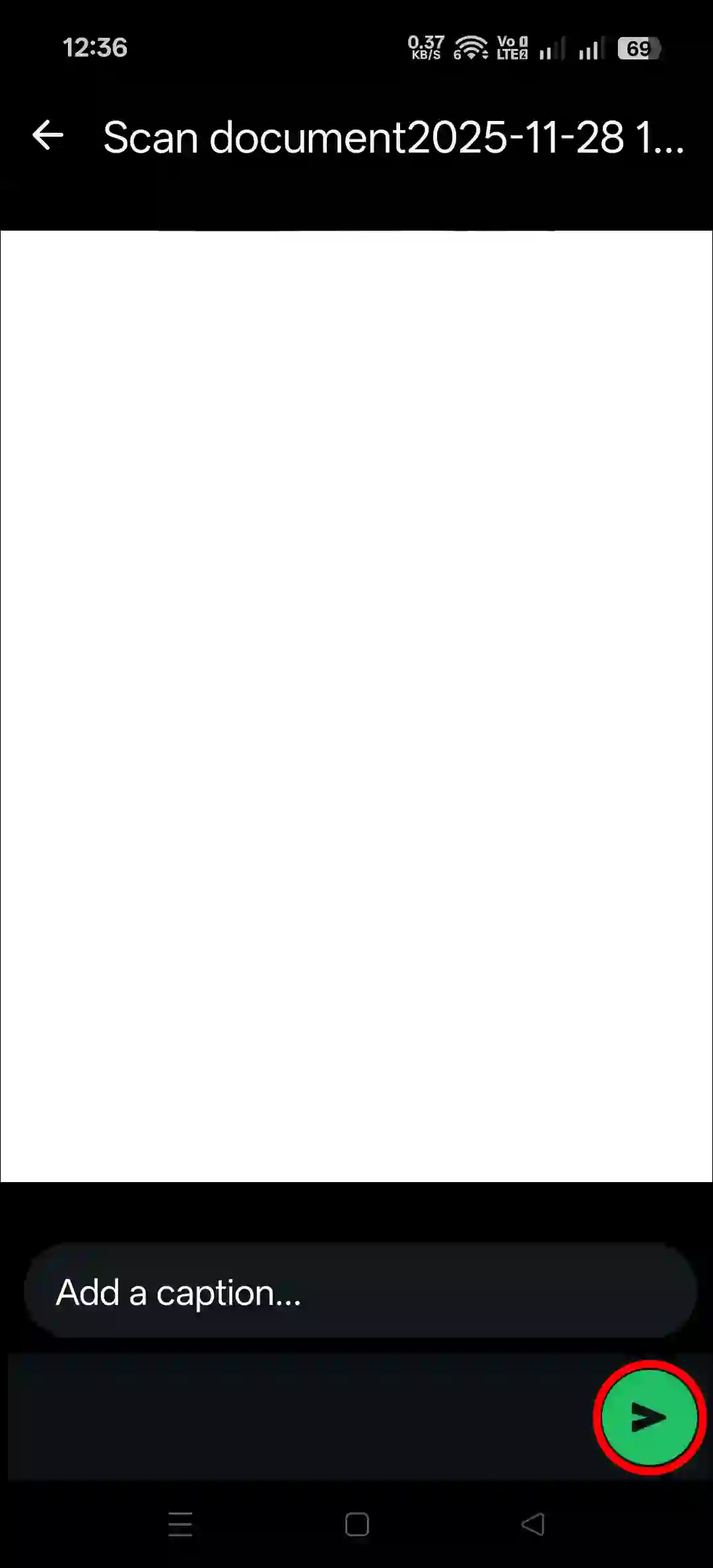 send a pdf in whatsapp without losing quality android