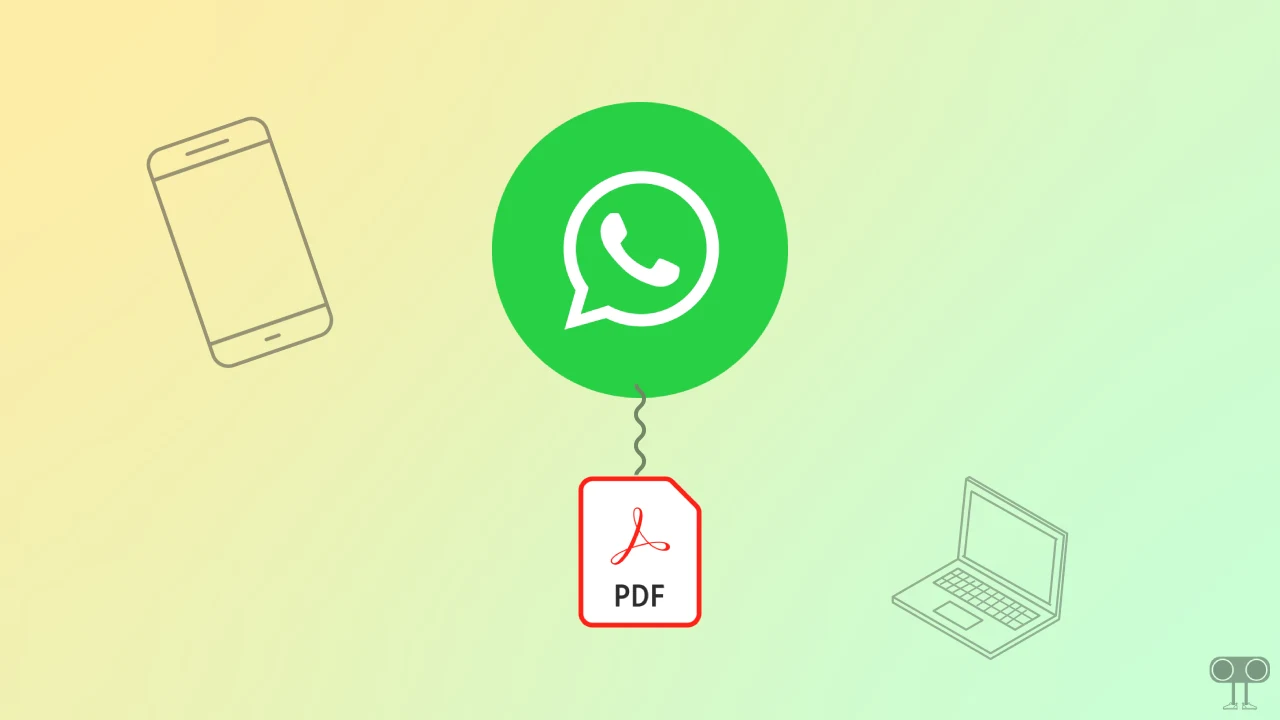 How to Send PDF File in WhatsApp from Phone and PC