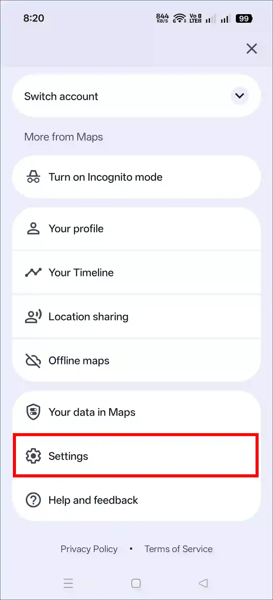 Turn off autoplay videos in google maps