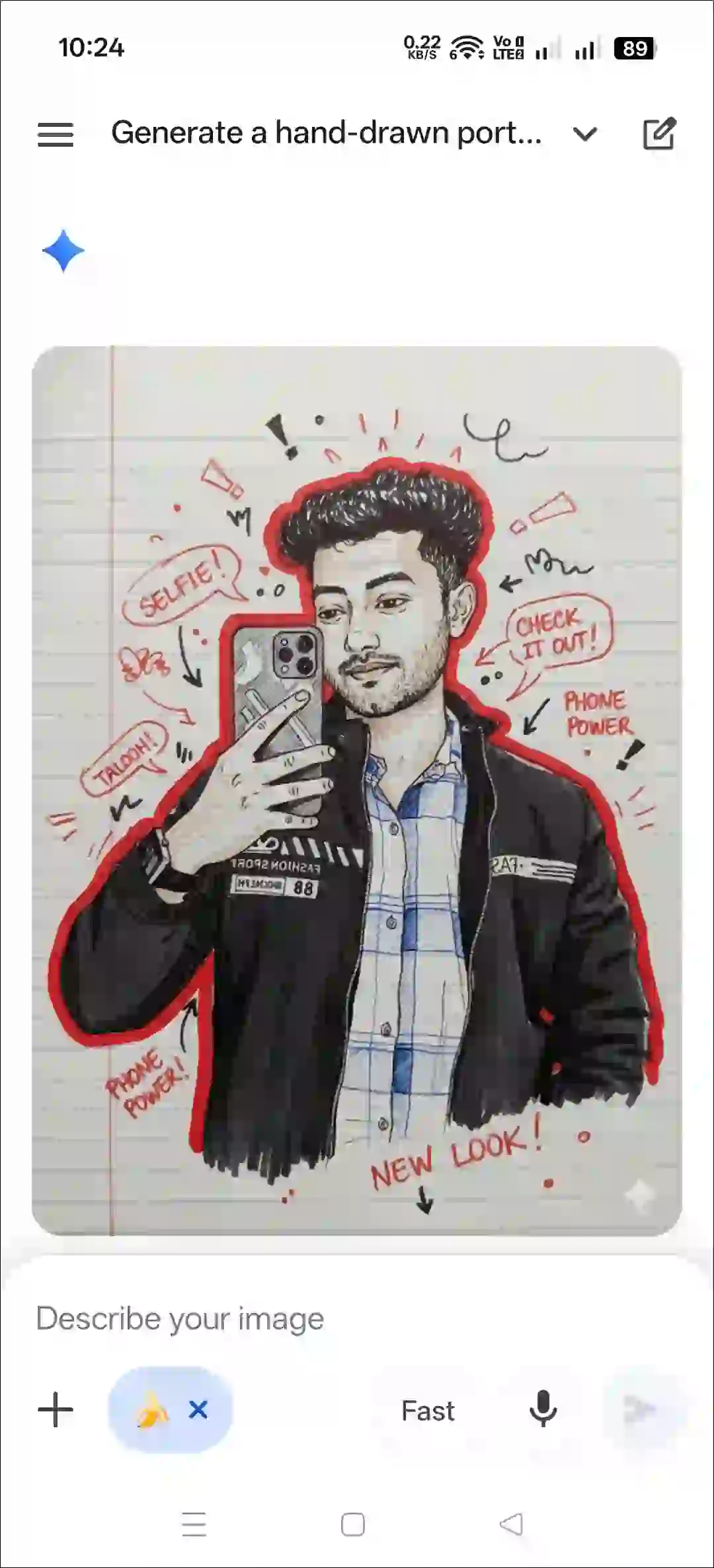 paper art gemini prompt