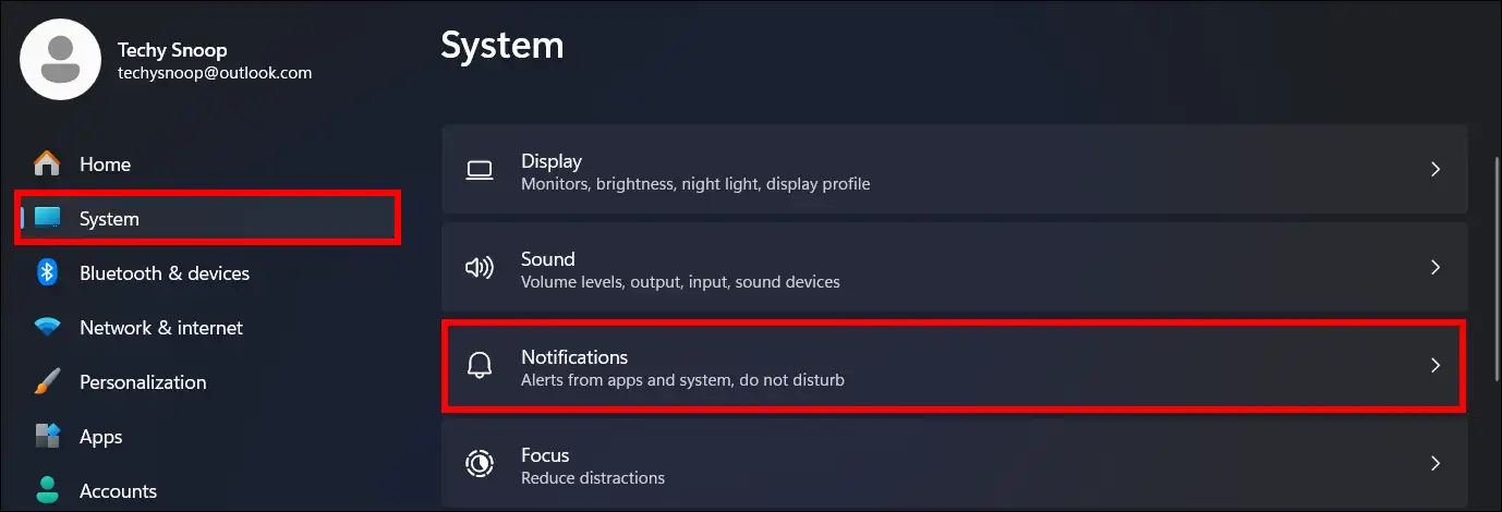 windows 11 system notifications
