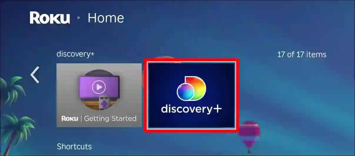 Delete an app from the roku tv home screen
