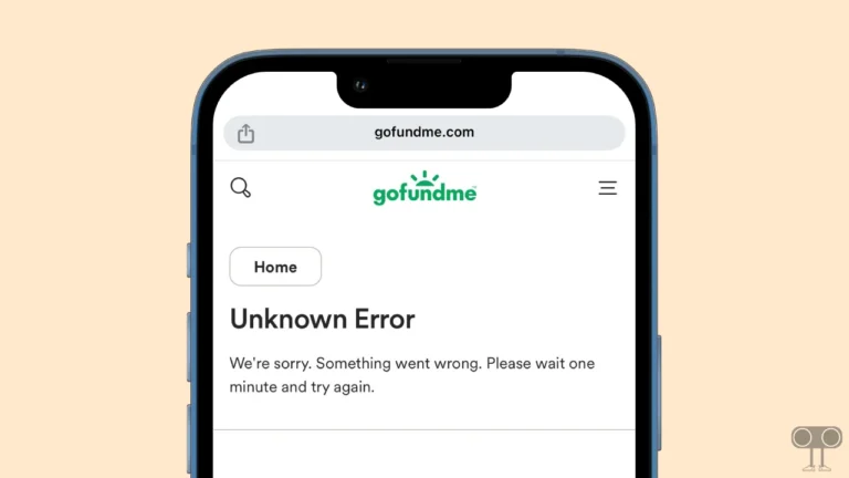gofundme unknown error, gofundme not working