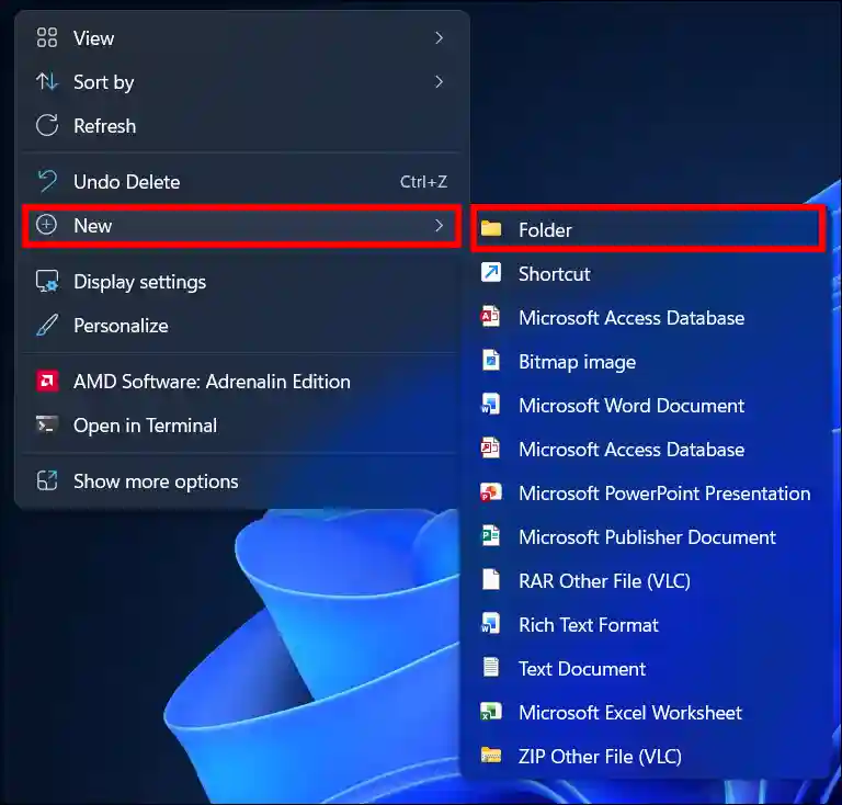 make hidden folder windows 11