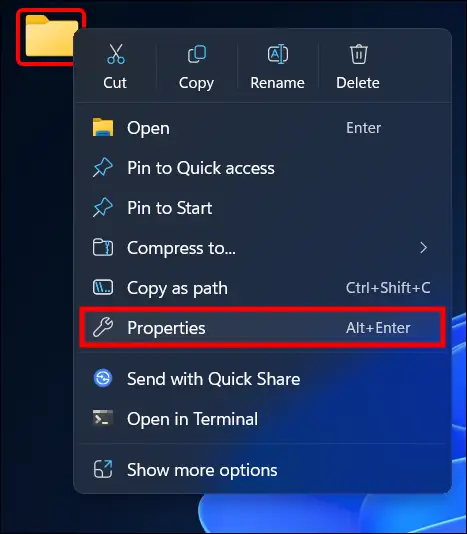 make hidden folder windows 11