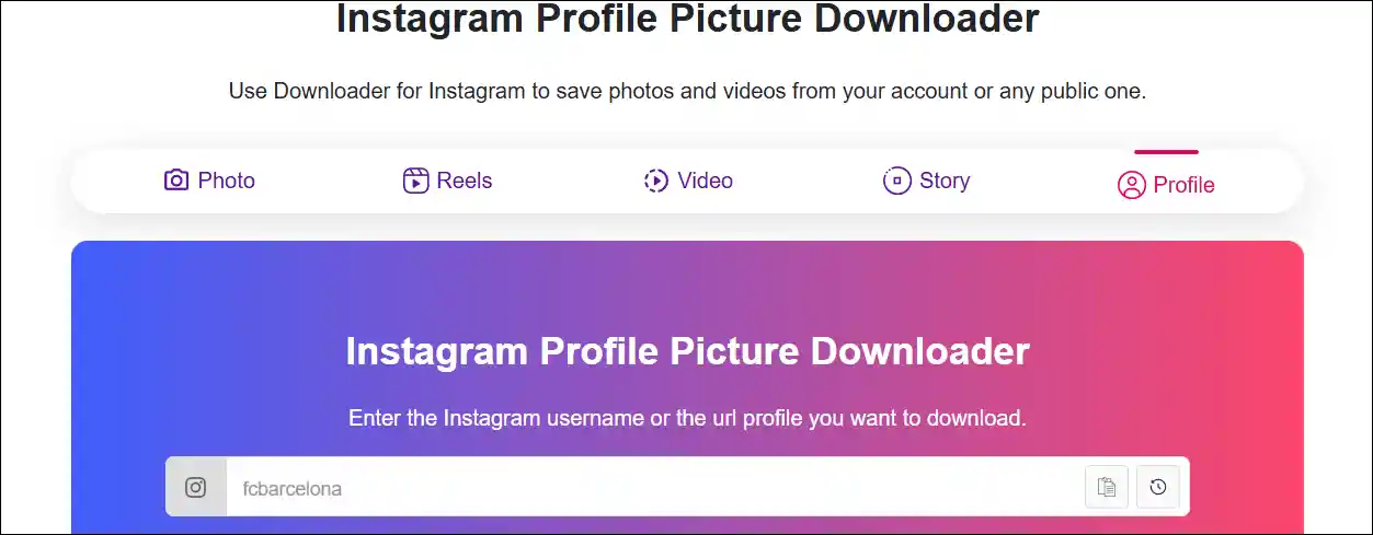 save free instagram profile picture downloader
