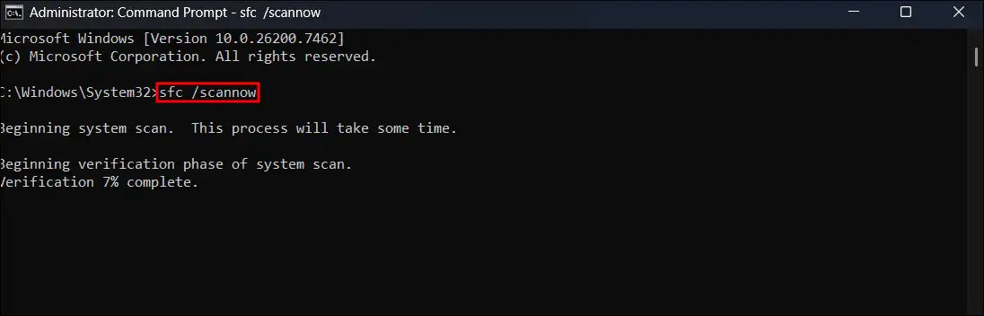 scan and repair files windows 11