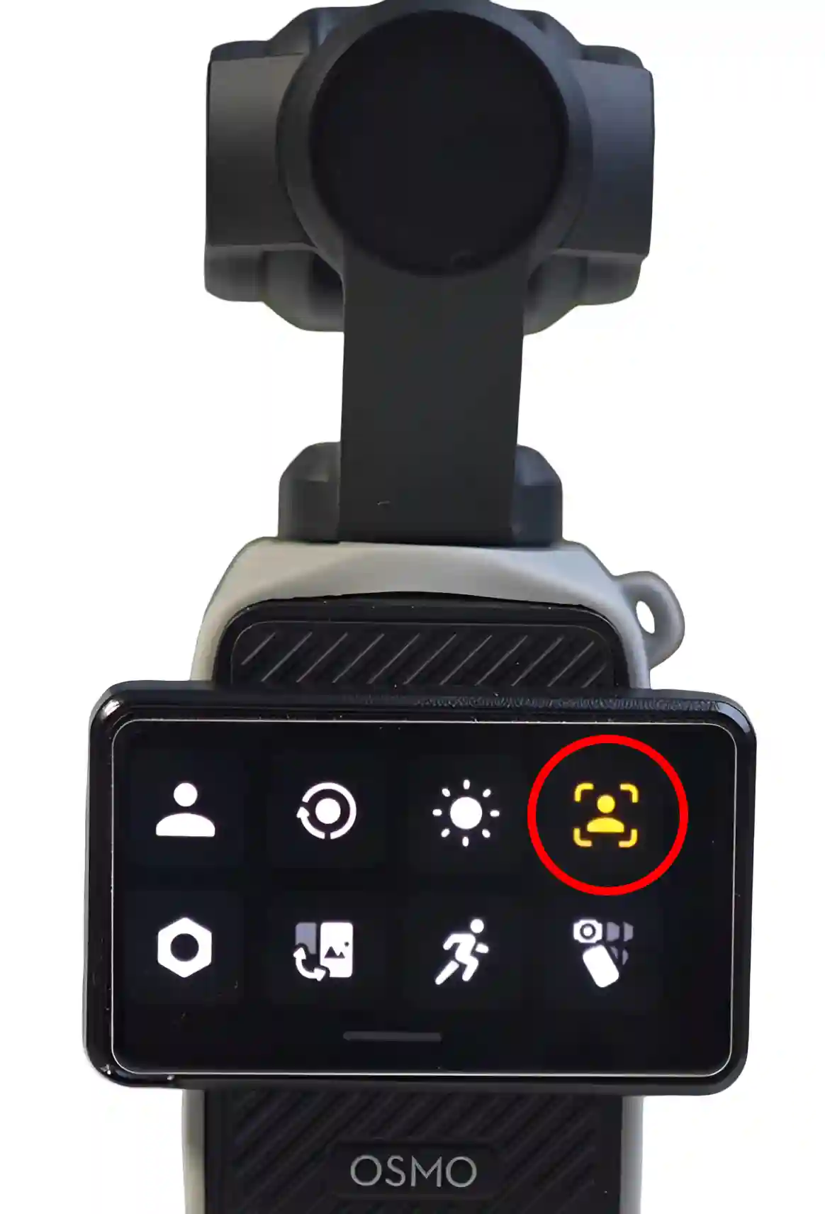 turn off face tracking on dji osmo pocket