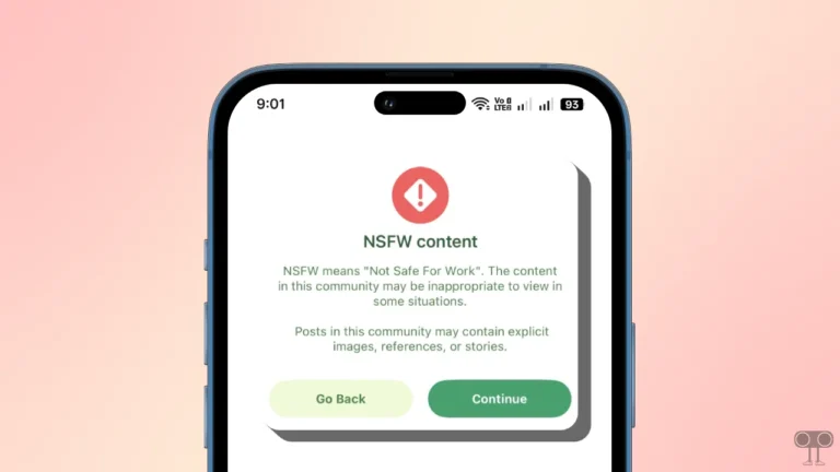 Turn Off NSFW Filter on Reddit App & Website to Unblur Adult Photos & Posts