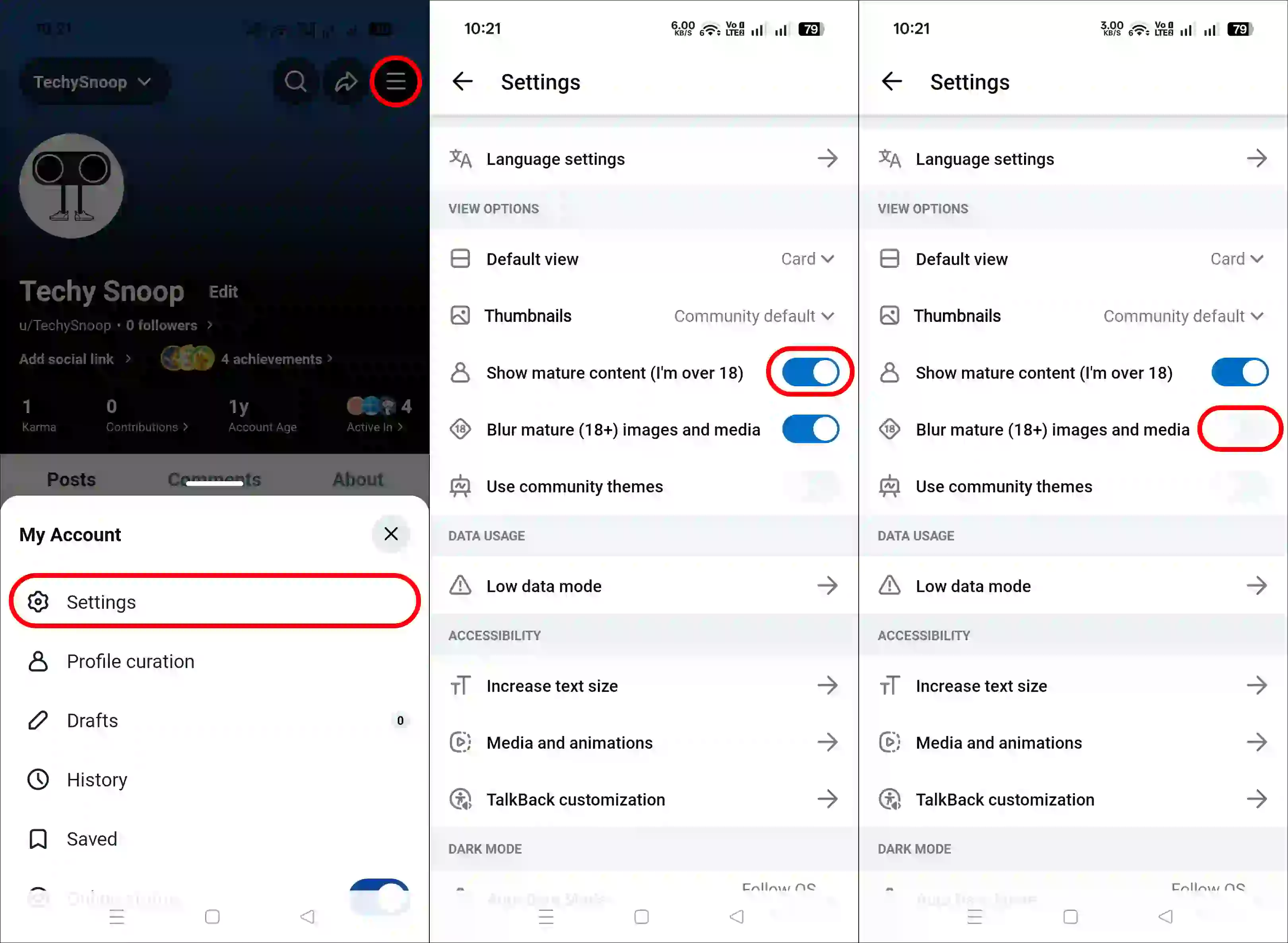 remove nsfw warning reddit android