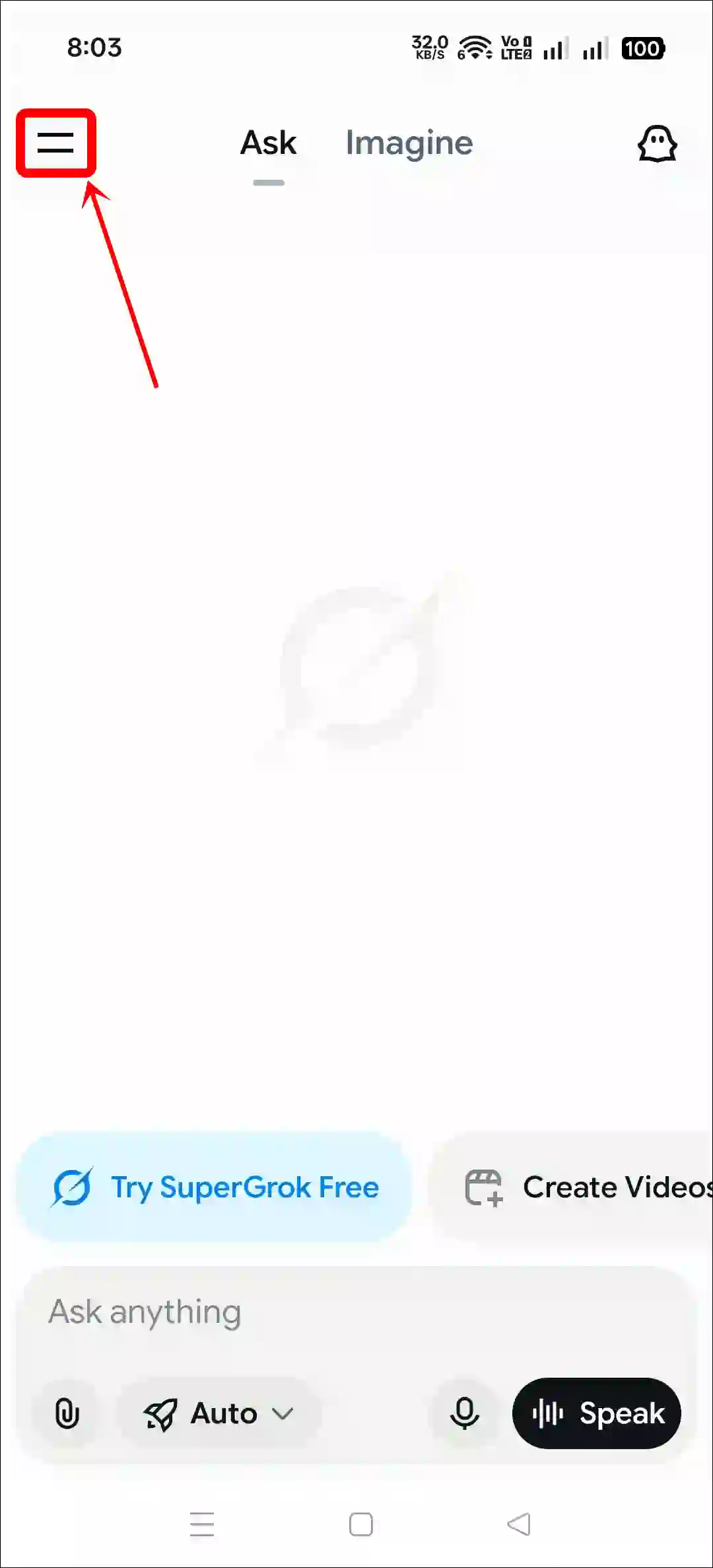 disable haptics grok app