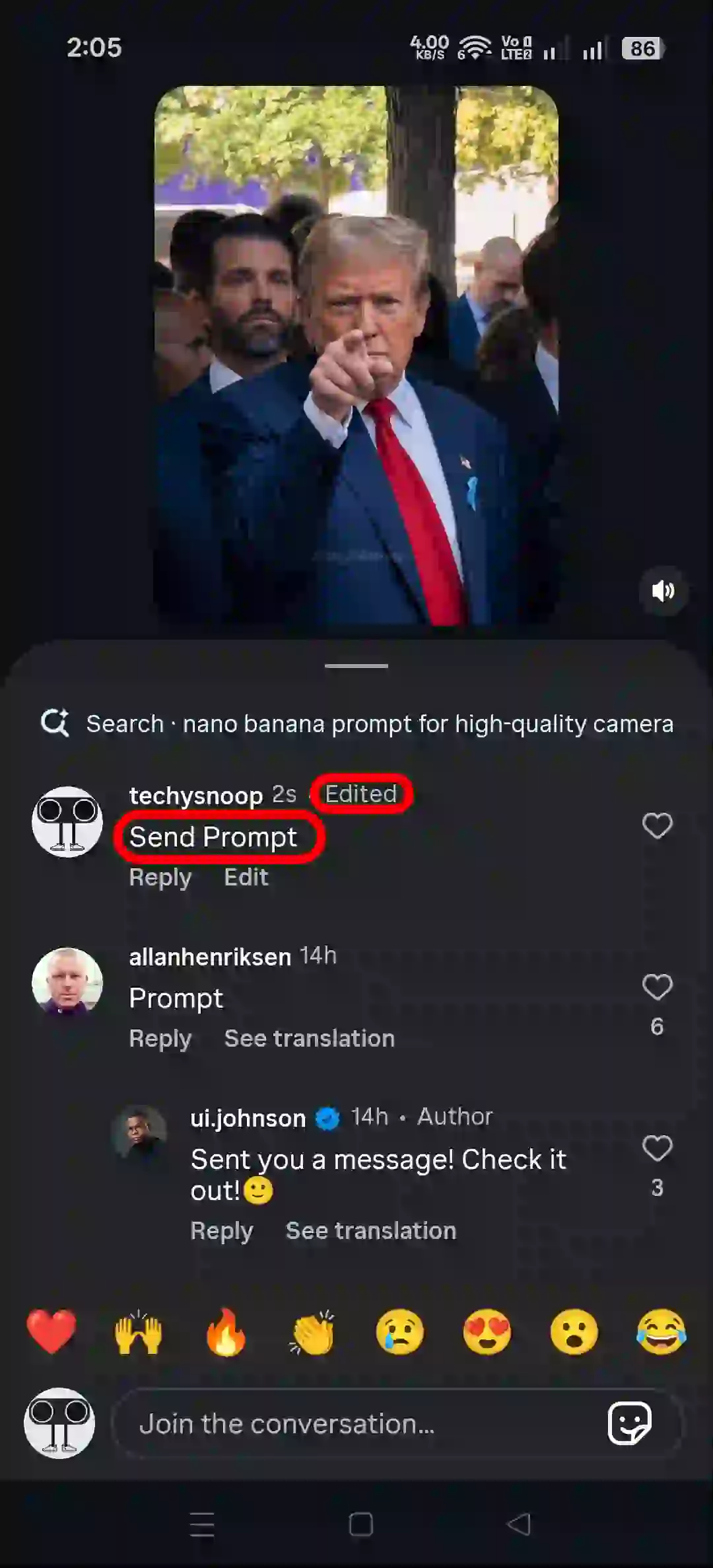 edit ig comment after posting