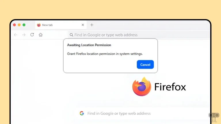 Disable Firefox's "Awaiting Location Permission" Popup in Windows 11/10
