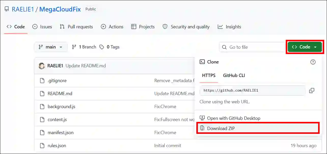 megacloudfix extension