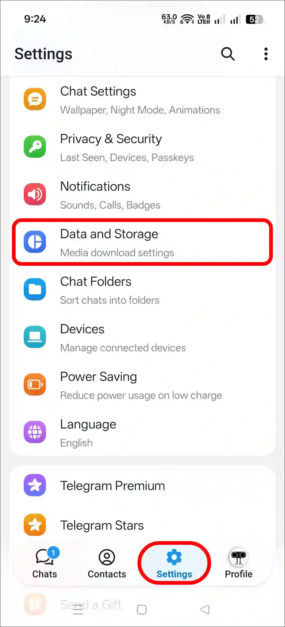 disable telegram streaming feature