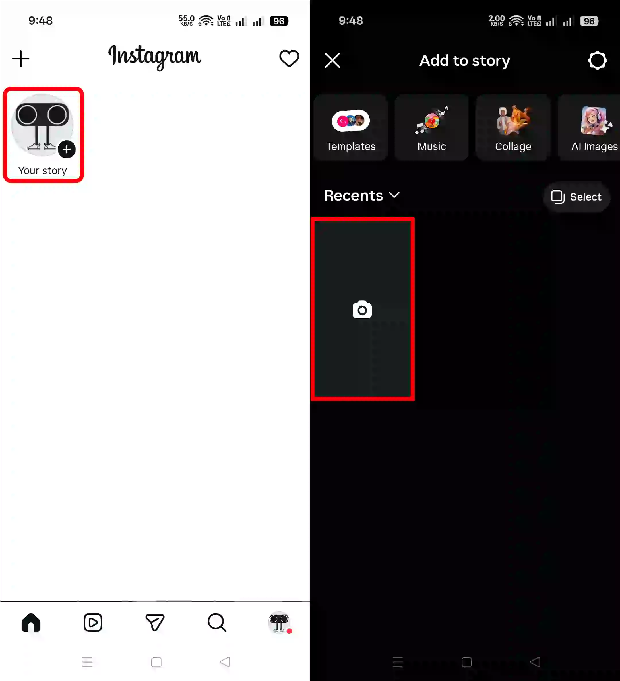 find new effect in ig camera