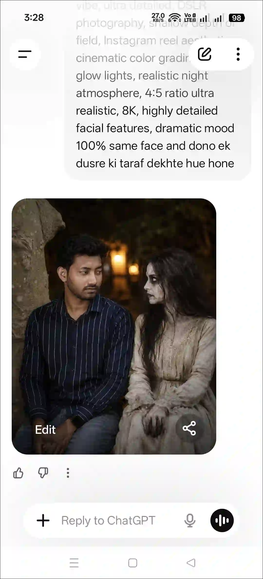 instagram viral ghost photo