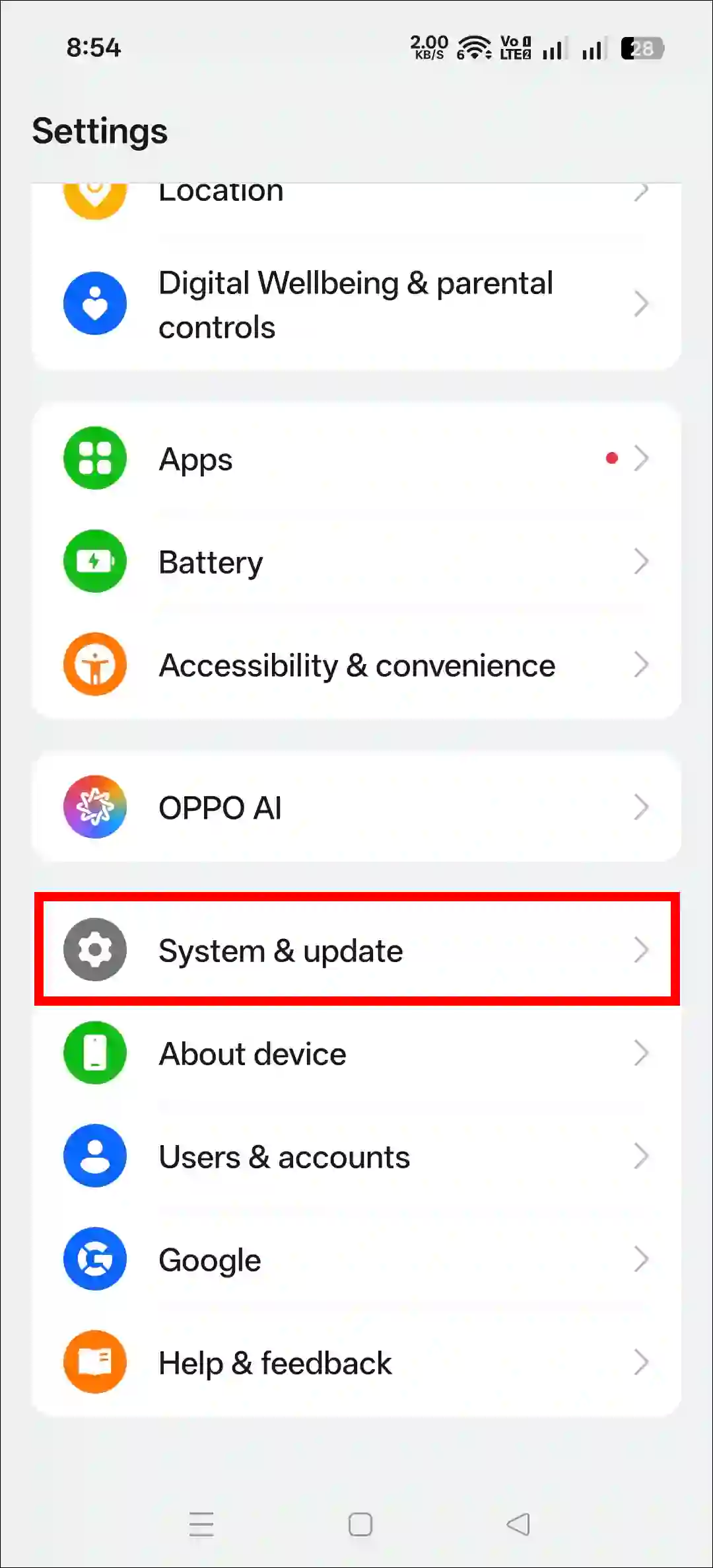turn off developer options oppo