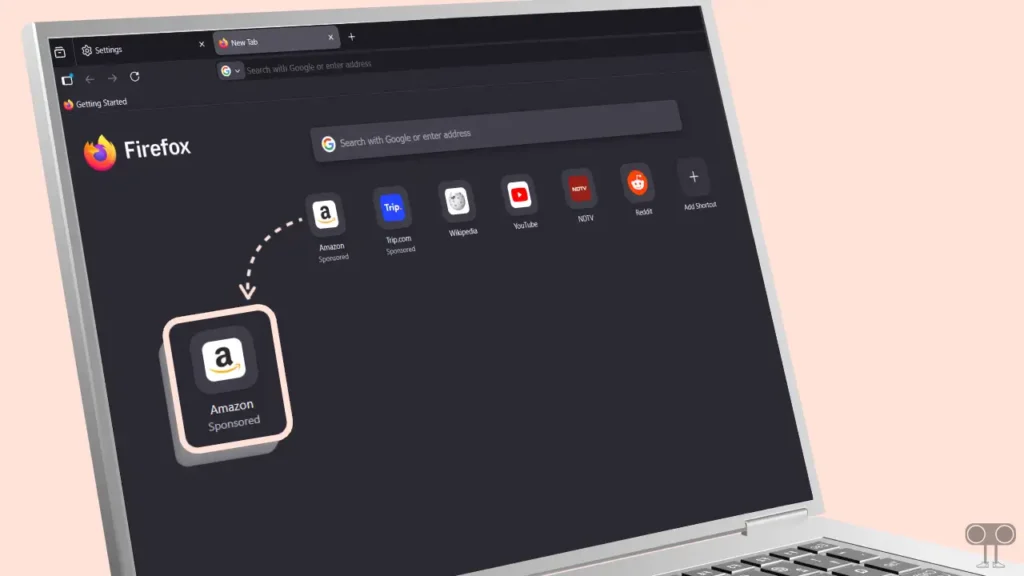How to Stop Firefox from Showing Sponsored Websites in Shortcuts row on Start Page