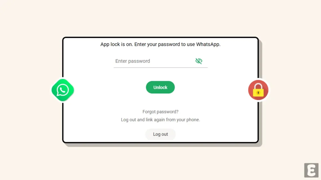 How to Lock WhatsApp Web (Desktop) with Password on PC and Mac