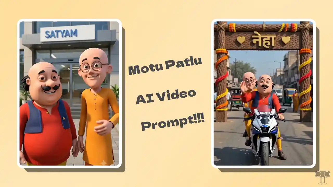 Here's How I Created Motu Patlu Viral AI Video Using Prompt for Free, motu patlu ai video prompt, motu patlu shop promotion prompt