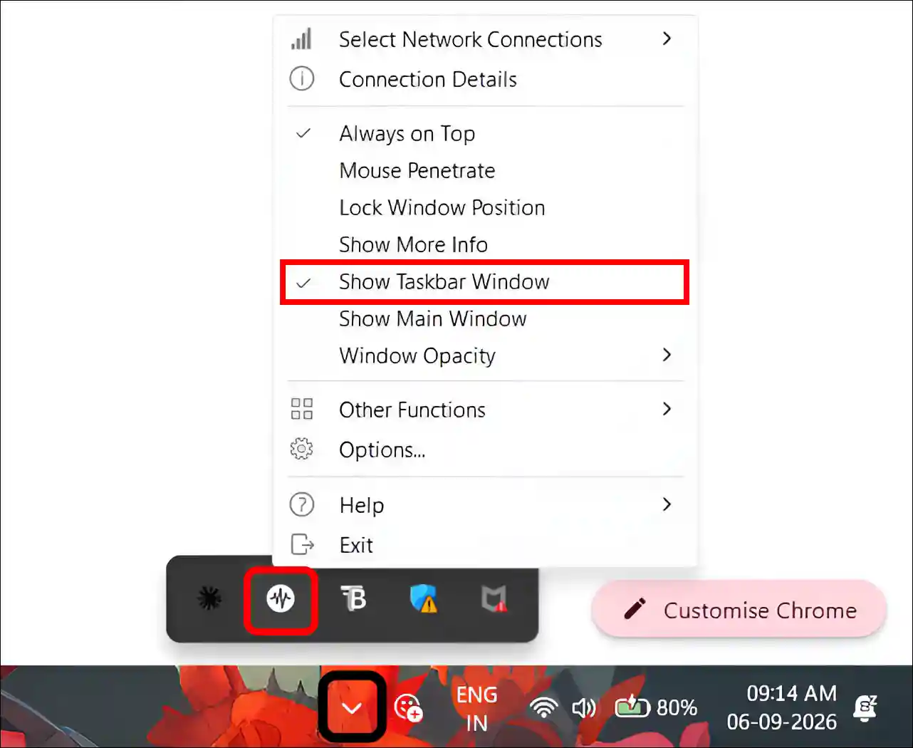 display internet speed on taskbar windows 11