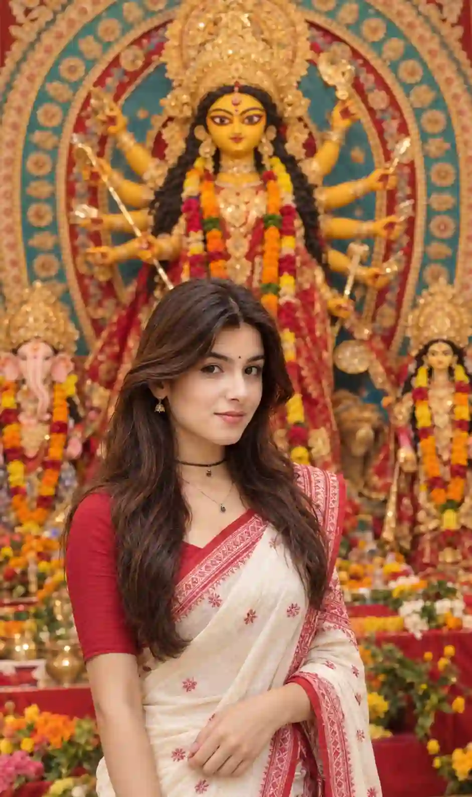 navratri ai photo editing prompt girl